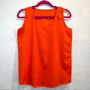 NEW WITHOUT TAG Simple Chiffon Tank Top, Size M